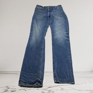 American Eagle Airflex+ Mens 32x34 Straight Leg Blue Denim Jeans Stretch